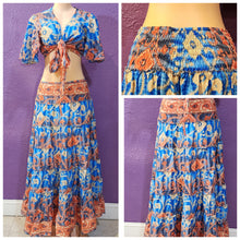 Load image into Gallery viewer, Two pieces set top and skirt