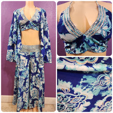 Load image into Gallery viewer, Three pieces set top long sleeves and pant
