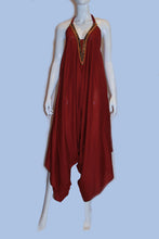 Load image into Gallery viewer, Baladev Plain Jumpsuit with neck decoration