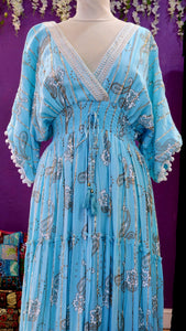 Crepe cotton dress