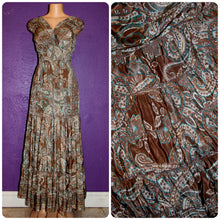 Load image into Gallery viewer, Long dress five frills short sleeves
