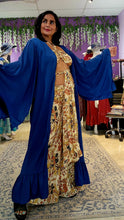 Load image into Gallery viewer, Long kimono with frill plain
