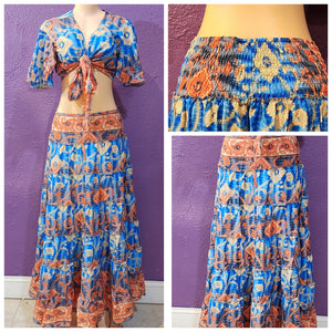 Two pieces set top and skirt
