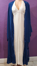 Load image into Gallery viewer, Long kimono with frill plain
