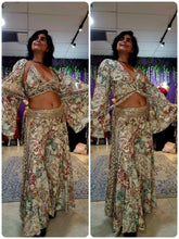 Load image into Gallery viewer, Three pieces set top long sleeves and pant
