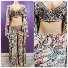 Load image into Gallery viewer, Three pieces set top long sleeves and pant
