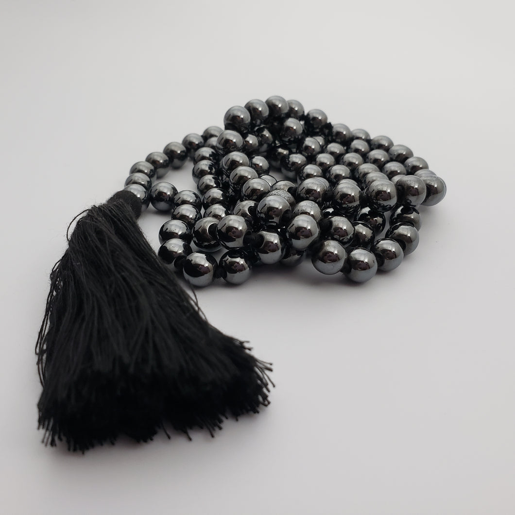 Hematite 108 Mala Beads