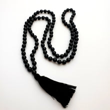 Load image into Gallery viewer, Black onix 108 Mala Beads
