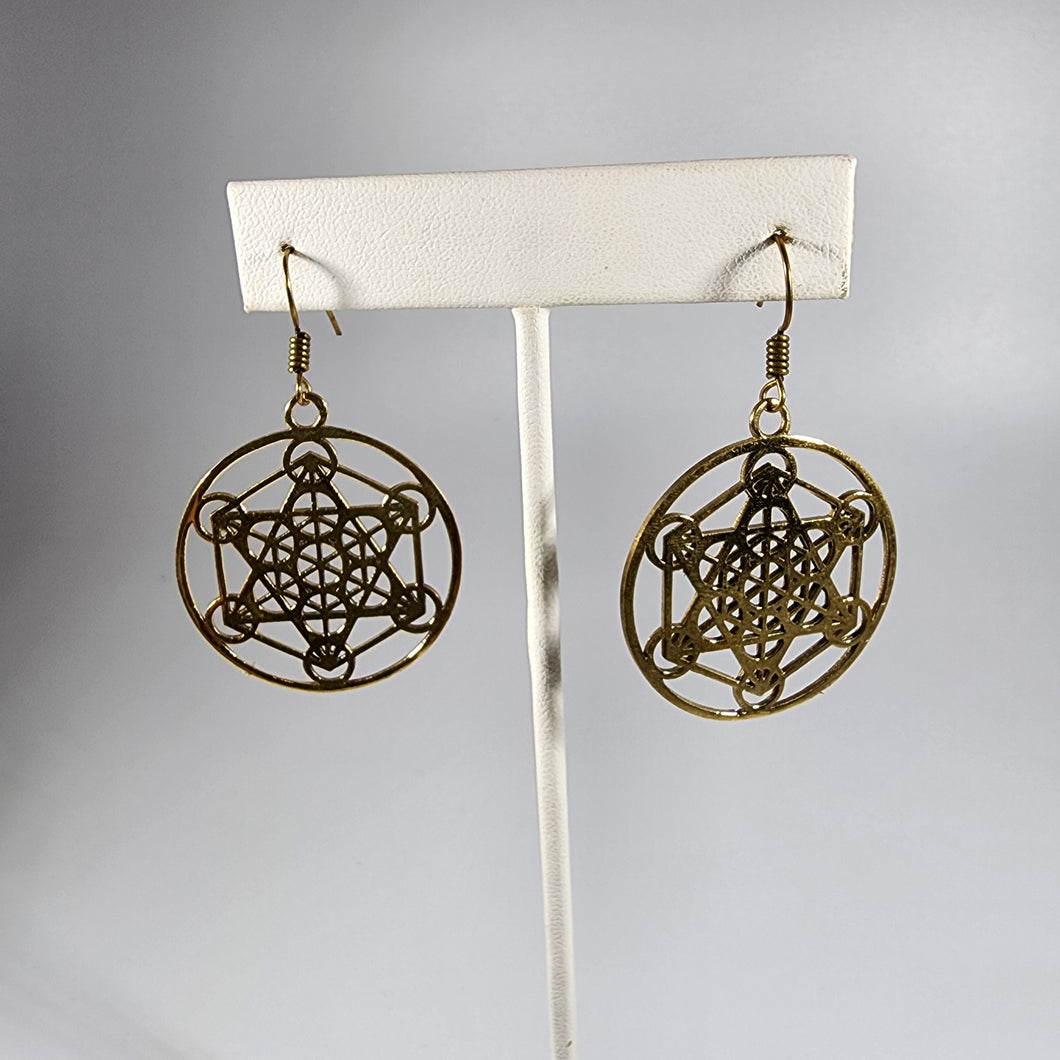 Brass earrings