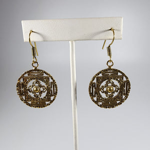 Brass earrings