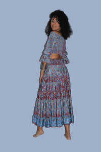 Top and skirt two piece set