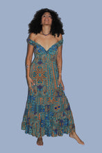 Load image into Gallery viewer, Long dress five frills short sleeves
